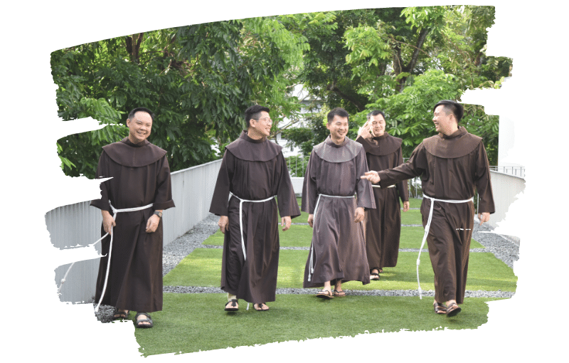 Friars at San Damiano Franciscan Centre Rooftop